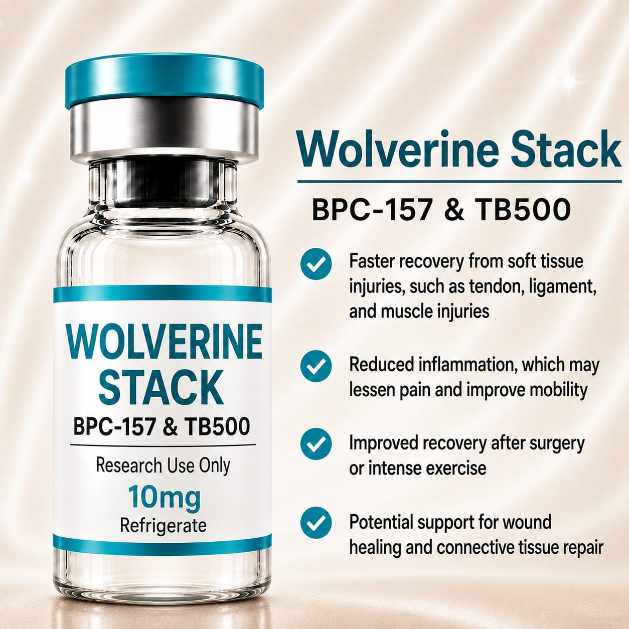 WOLVERINE STACK - BPC-157 and TB500